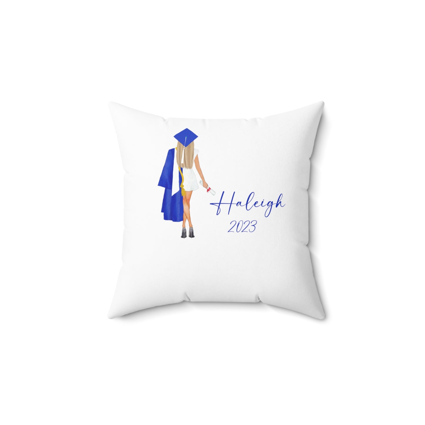 Graduate Grad 2025 Gift Pillow for dorm, apartment or home! Great gift for any High School or College Grad!